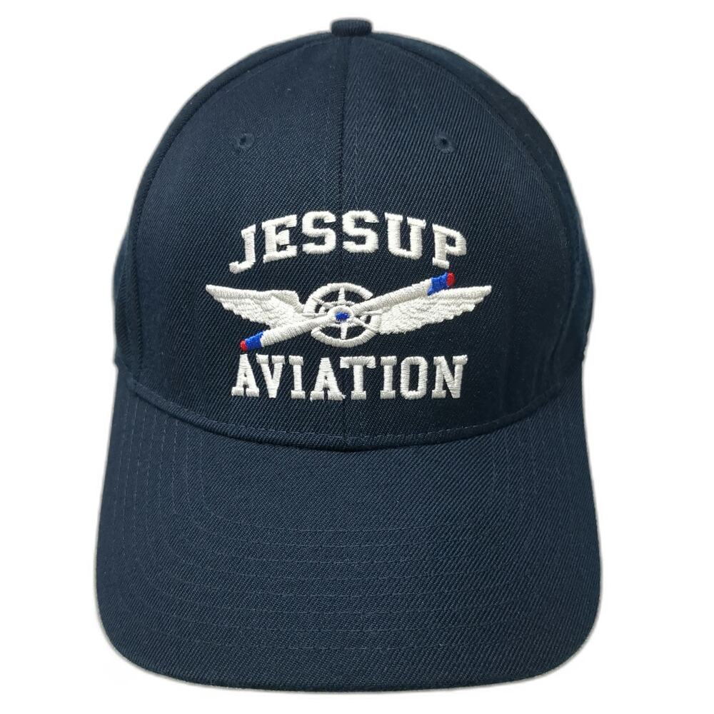 The Corps Jessup Aviation Baseball Cap Blue One Size Strapback Wings Logo Hat